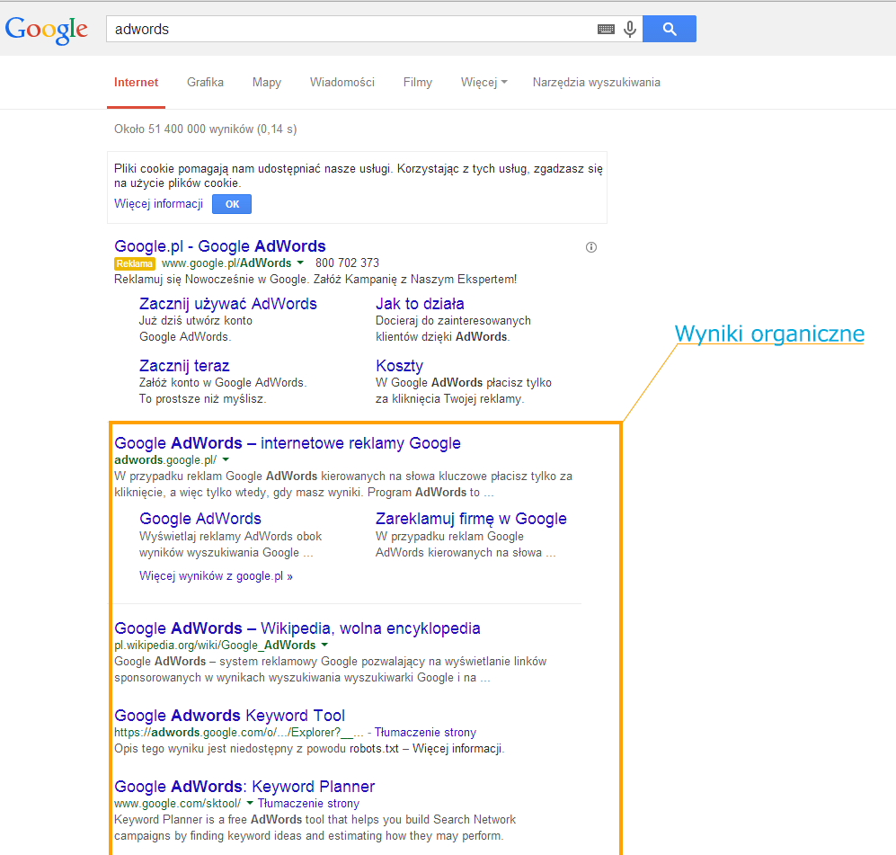 Organiczne wyniki wyszukiwania